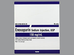 ENOXAPARIN 150 MG/ML SYRINGE