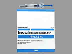 ENOXAPARIN 30 MG/0.3 ML SYR