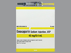 ENOXAPARIN 40 MG/0.4 ML SYR