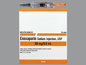 ENOXAPARIN 60 MG/0.6 ML SYR