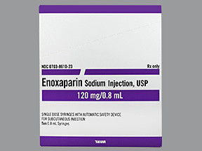 ENOXAPARIN 120 MG/0.8 ML SYR