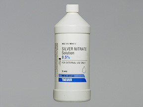 SILVER NITRATE 0.5% SOLN