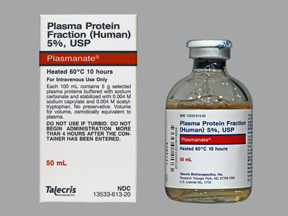 PLASMANATE 5% IV SOLUTION