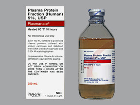 PLASMANATE 5% IV SOLUTION