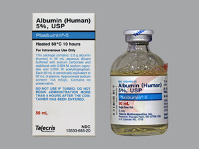 PLASBUMIN-5 IV SOLUTION