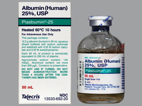 PLASBUMIN-25 IV SOLUTION