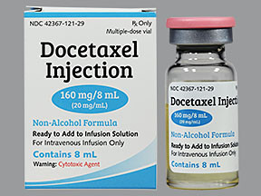 DOCETAXEL 160 MG/8 ML VIAL