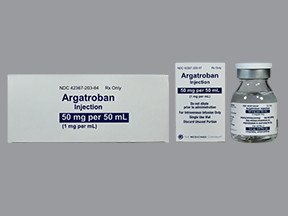 ARGATROBAN-NACL 50 MG/50 ML VL