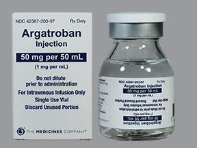 ARGATROBAN-NACL 50 MG/50 ML VL