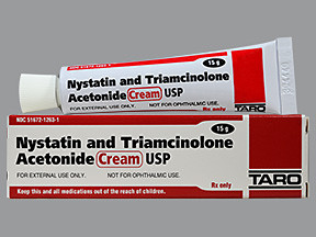 NYSTATIN-TRIAMCINOLONE CREAM