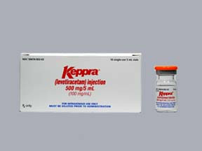 KEPPRA 500 MG/5 ML VIAL