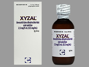 XYZAL 2.5 MG/5 ML SOLUTION