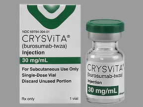 CRYSVITA 30 MG/ML VIAL