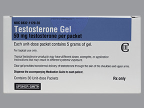 TESTOSTERONE 50 MG/5 GRAM PKT