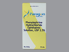 PHENYLEPHRINE 2.5% EYE DROP