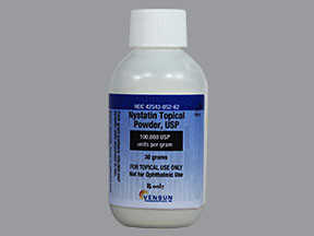 NYSTATIN 100,000 UNIT/GM POWD