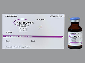 RETROVIR 200 MG/20 ML VIAL