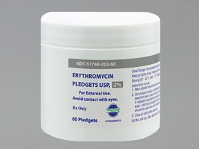 ERYTHROMYCIN 2% PLEDGETS