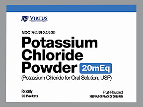 POTASSIUM CL 20 MEQ PACKET