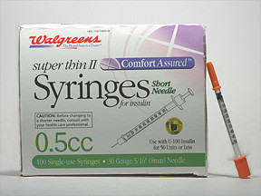 INSULIN 1/2 ML SYRINGE