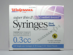 INSULIN 3/10 ML SYRINGE