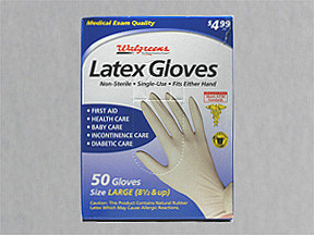 LATEX GLOVES-LARGE