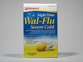 WAL-FLU NIGHT TIME SEVERE COLD