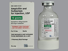 AMPICILLIN-SULBACTAM 15 GM VL