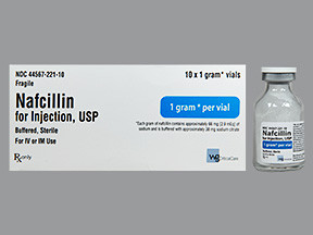 NAFCILLIN 1 GM VIAL