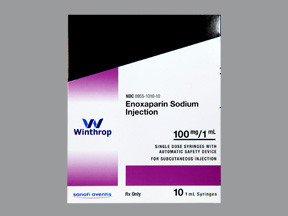 ENOXAPARIN 100 MG/ML SYRINGE