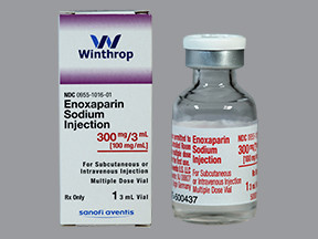 ENOXAPARIN 300 MG/3 ML VIAL