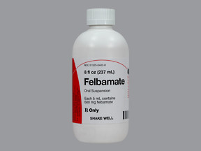 FELBAMATE 600 MG/5 ML SUSP