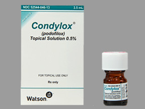 CONDYLOX 0.5% TOPICAL SOLN