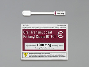 FENTANYL CIT OTFC 1,600 MCG