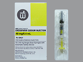 ENOXAPARIN 40 MG/0.4 ML SYR