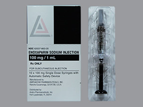 ENOXAPARIN 100 MG/ML SYRINGE