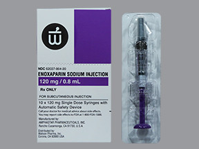 ENOXAPARIN 120 MG/0.8 ML SYR