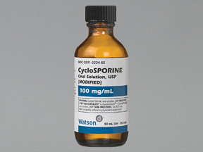 CYCLOSPORINE MODIFIED 100 MG/ML