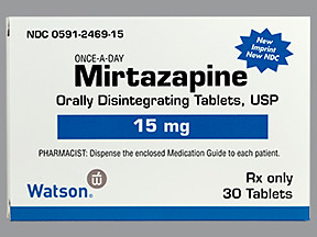 MIRTAZAPINE 15 MG ODT