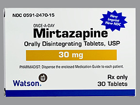 MIRTAZAPINE 30 MG ODT