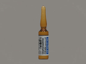 ORPHENADRINE 60 MG/2 ML AMPULE