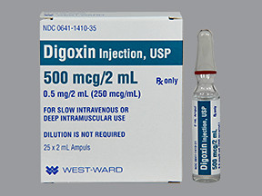 DIGOXIN 500 MCG/2 ML AMPULE