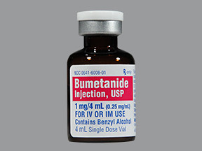 BUMETANIDE 1 MG/4 ML VIAL