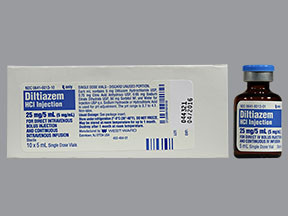 DILTIAZEM 25 MG/5 ML VIAL