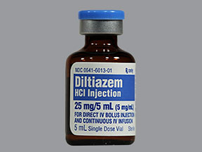 DILTIAZEM 25 MG/5 ML VIAL