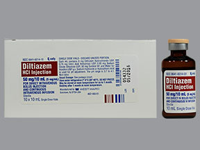 DILTIAZEM 50 MG/10 ML VIAL