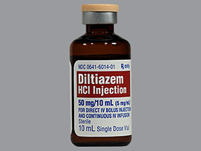 DILTIAZEM 50 MG/10 ML VIAL