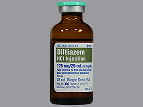 DILTIAZEM 125 MG/25 ML VIAL