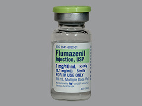 FLUMAZENIL 1 MG/10 ML VIAL