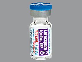 LORAZEPAM 4 MG/ML VIAL